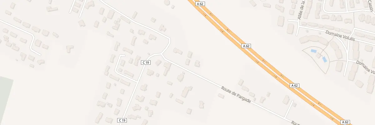 Plan du 1 Rte de Pargade à Langon