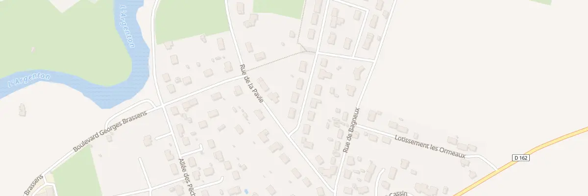 Plan du 75 Rue des Alizés à Loretz-d’Argenton