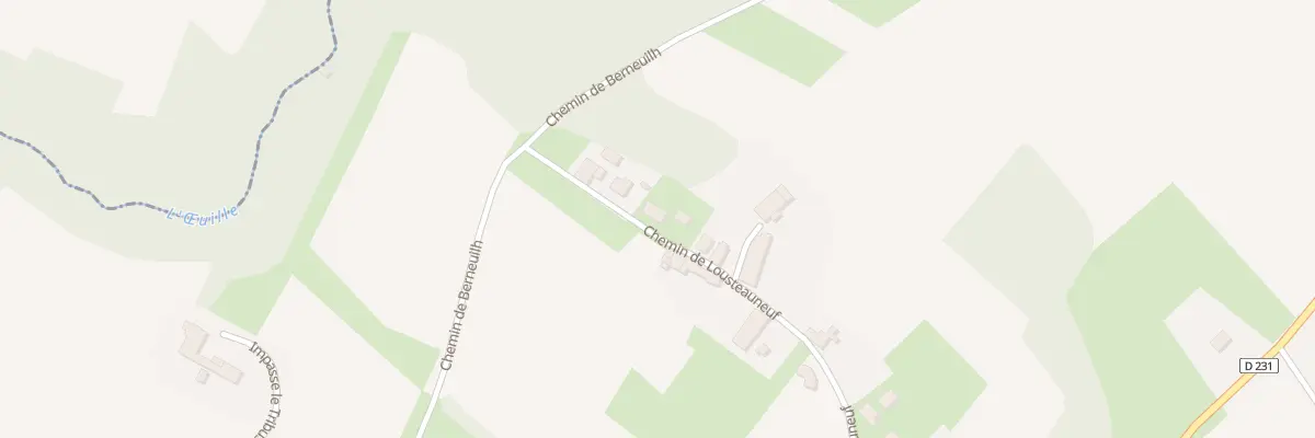 Plan du 1 Lousteauneuf à Porte-de-Benauge
