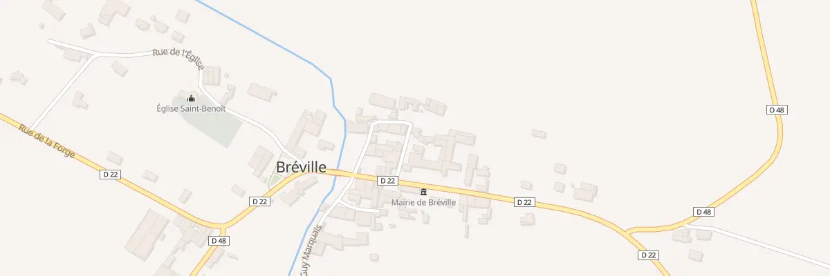Plan du 7 Rue du Subiet Dite du U à Bréville
