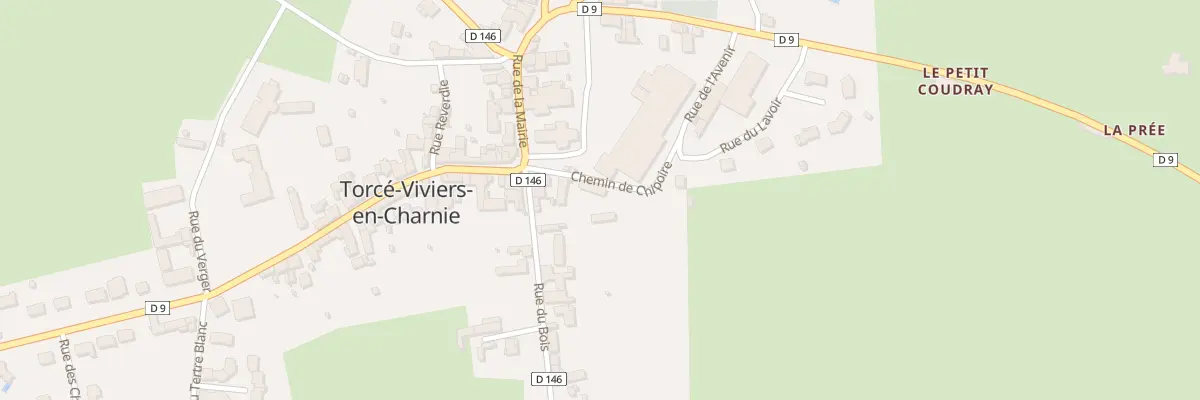 Plan du 2 Che de Chipoire à Torcé-Viviers-en-Charnie