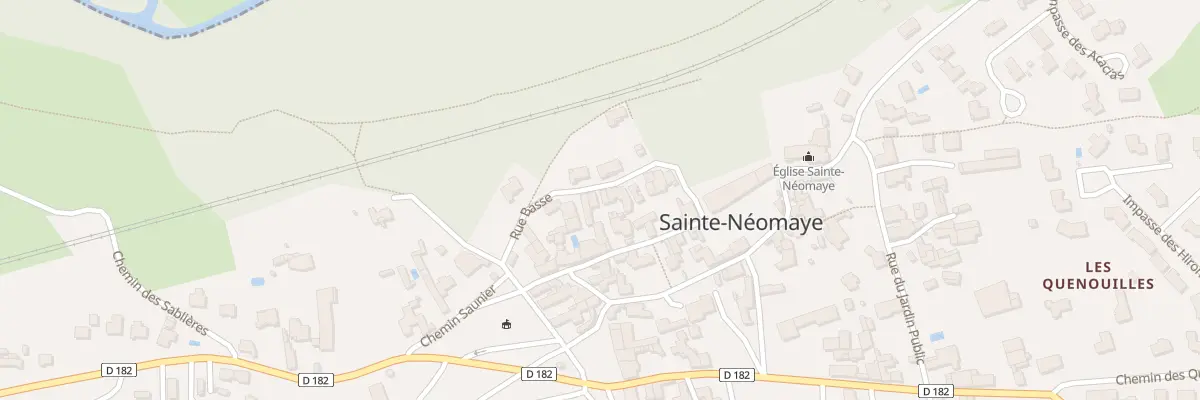 Plan du 8 Rue Basse à Sainte-Néomaye