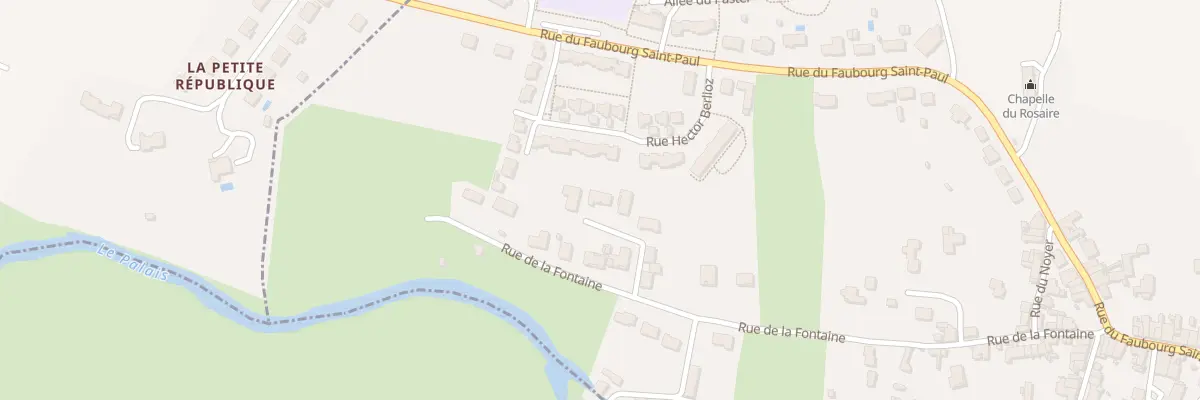 Plan du 9 Rue Saint Simon à Parthenay