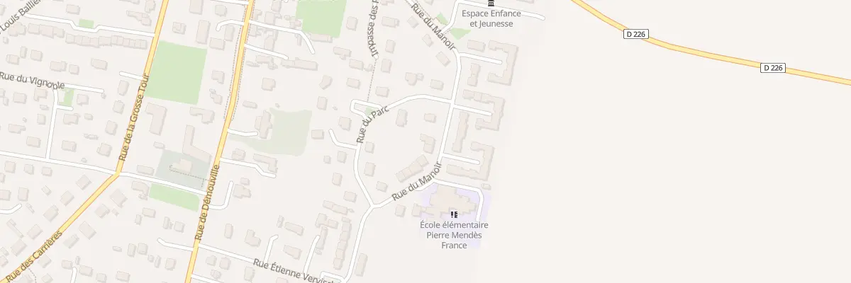 Plan du 18 Rue du Manoir à Cuverville