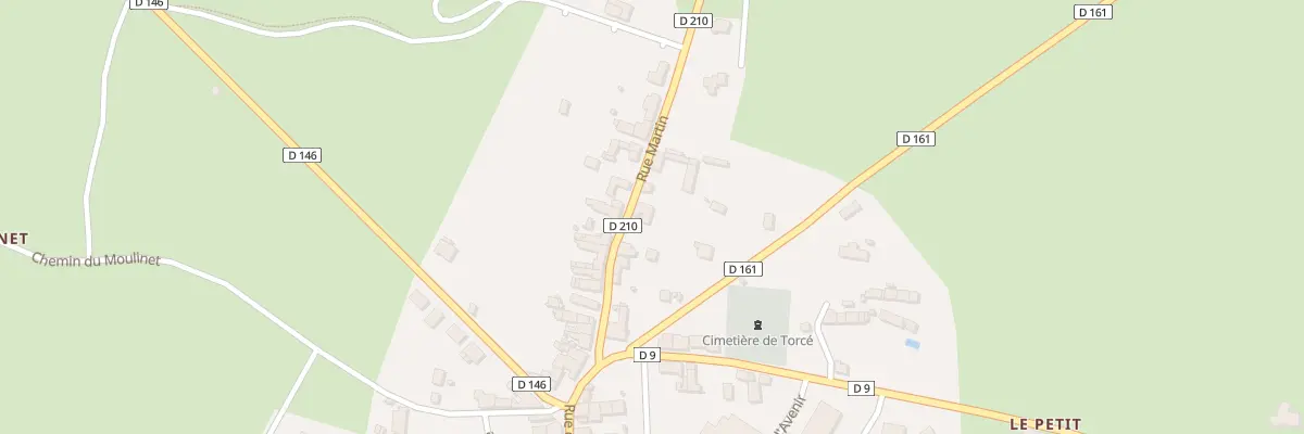 Plan du 10 Rue Martin à Torcé-Viviers-en-Charnie