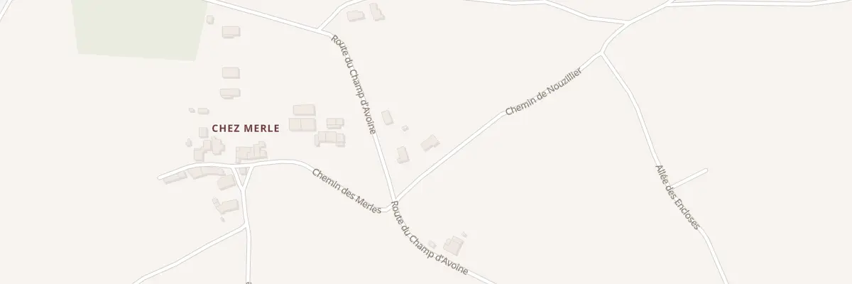 Plan du 1 Che de Nouzillier à Baignes-Sainte-Radegonde