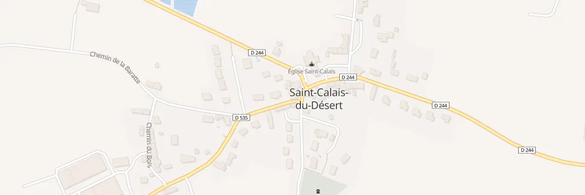 Plan du 8 Rue de la Mairie à Saint-Calais-du-Désert