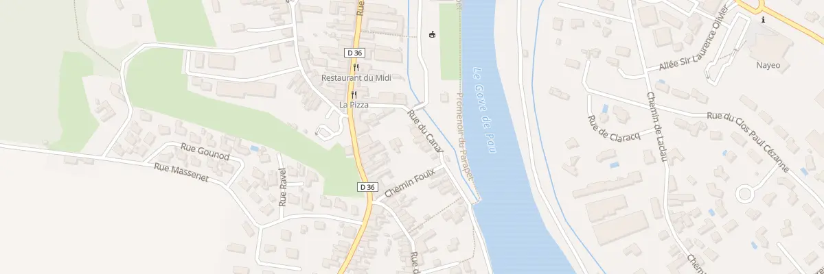 Plan du 2 Rue du Canal à Nay