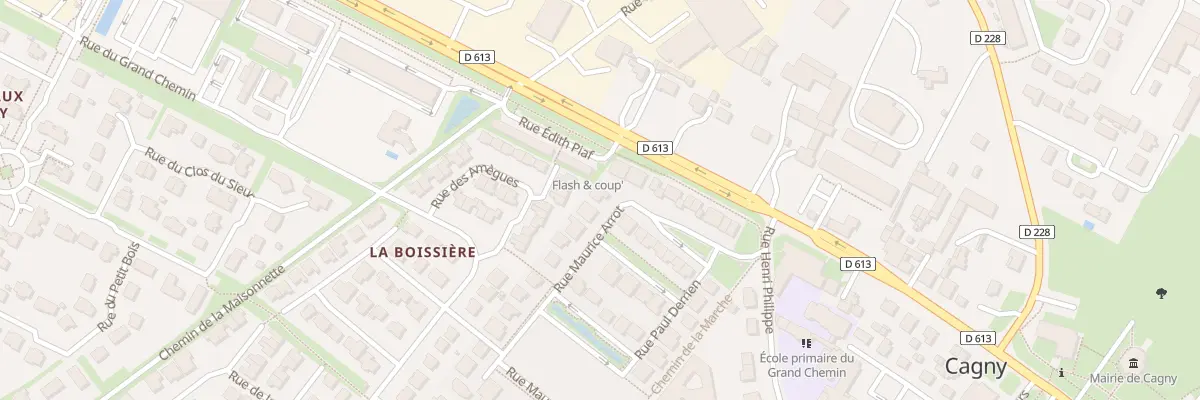 Plan du 2 Rue Maurice Arrot à Cagny