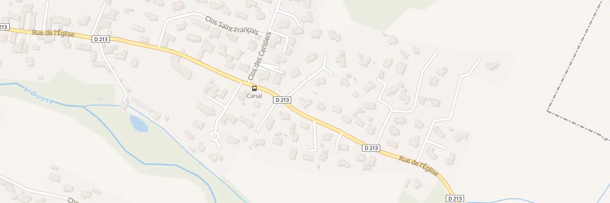 Plan du 21 Rue de l’Église à Ousse