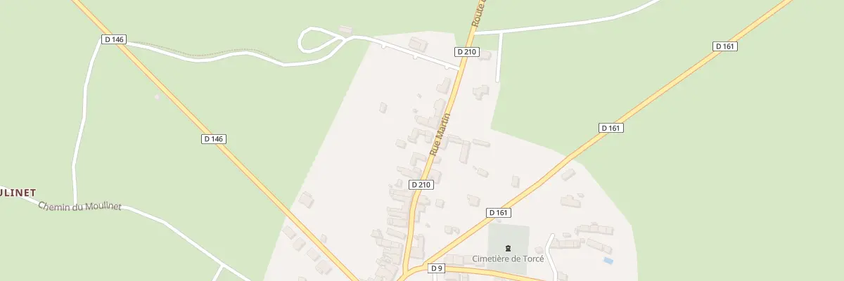Plan du 25 Rue Martin à Torcé-Viviers-en-Charnie