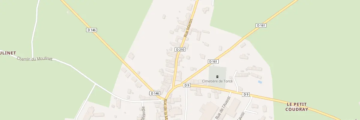 Plan du 6 Rue Martin à Torcé-Viviers-en-Charnie
