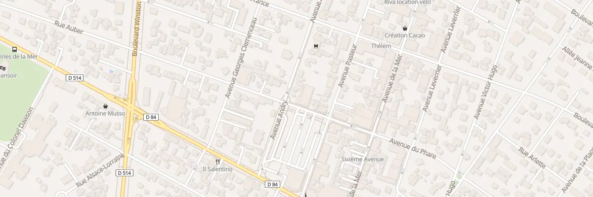 Plan du 16 Rue Auber à Ouistreham
