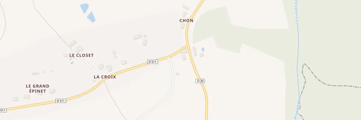 Plan du 2 Chon à Crennes-sur-Fraubée