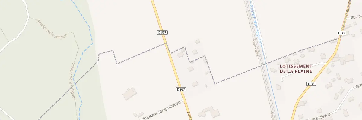 Plan du 26 Rue de Navarre à Baudreix