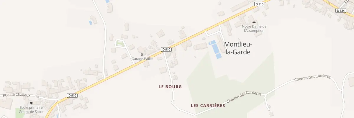 Plan du 57 Av de la République à Montlieu-la-Garde