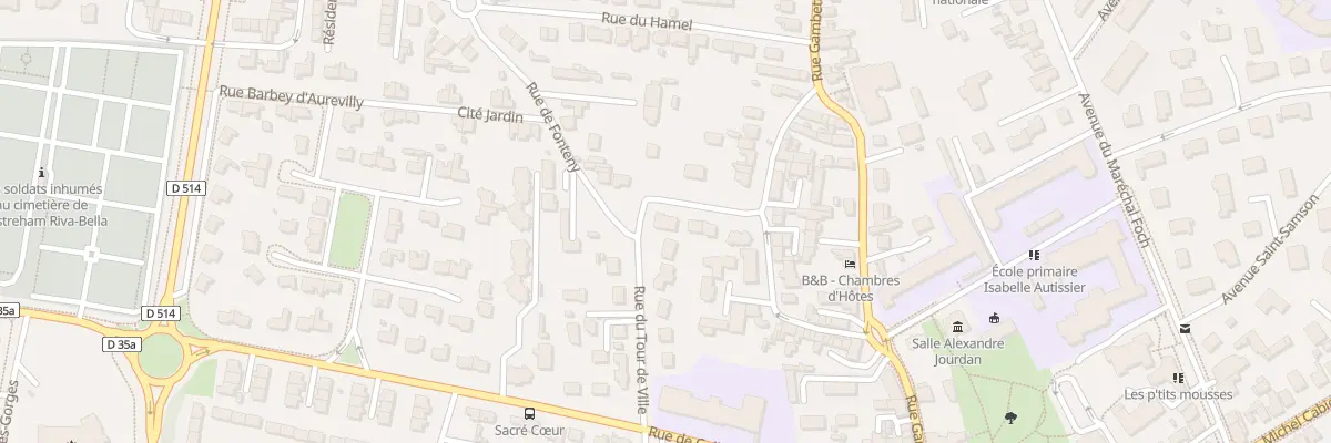 Plan du 35 Rue du Tour de Ville à Ouistreham