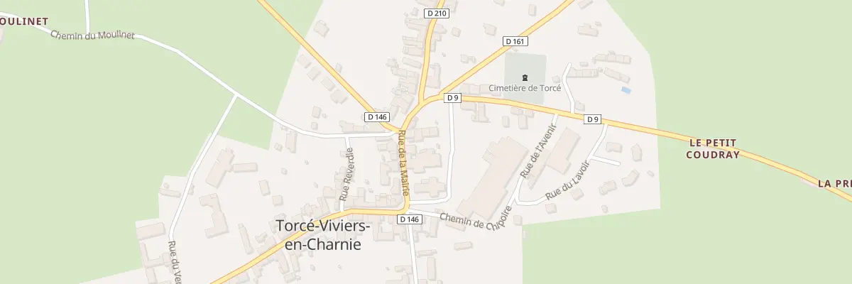 Plan du 8 Rue de la Mairie à Torcé-Viviers-en-Charnie