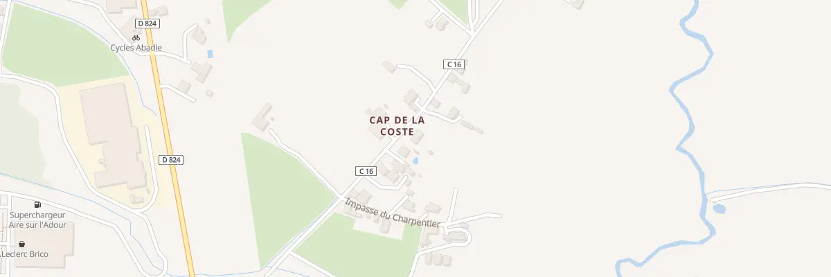 Plan du 418 Che du Cap-de-la-coste à Aire-sur-l’Adour