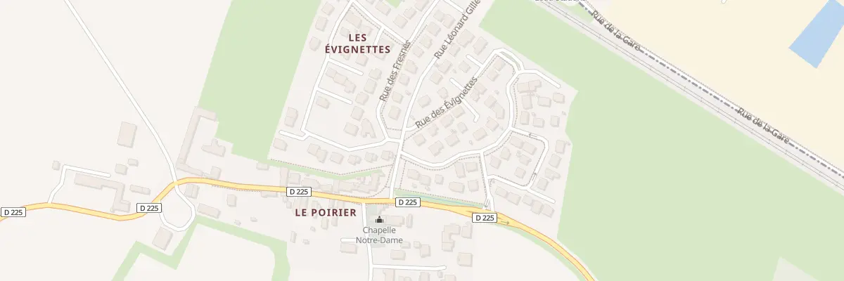 Plan du 19 Rue des Évignettes à Frénouville