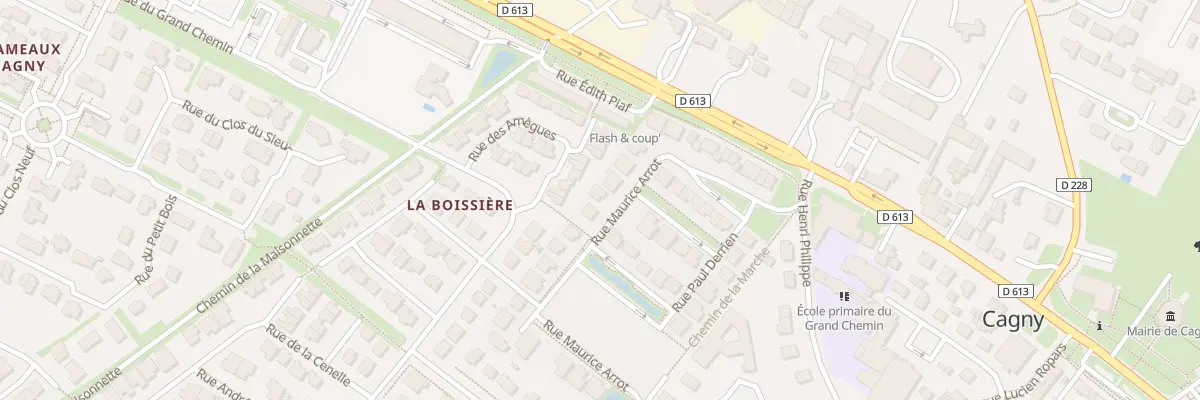 Plan du 10 Rue Maurice Arrot à Cagny