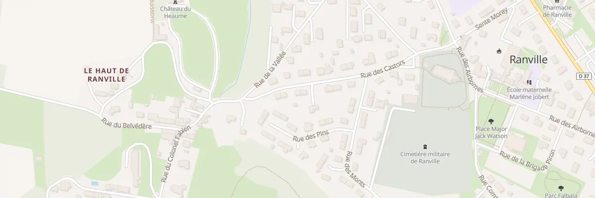 Plan du 17 Rue des Castors à Ranville