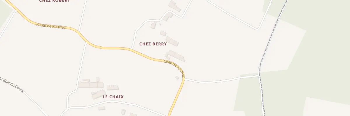 Plan du 5060 Chez Berry à Chatenet