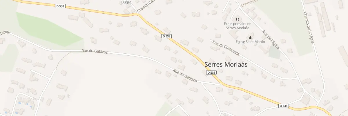 Plan du 4 Rue du Gabizos à Serres-Morlaàs