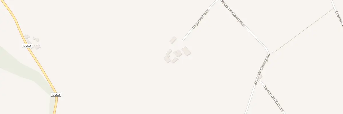 Plan du 5 Imp Matot à Higuères-Souye
