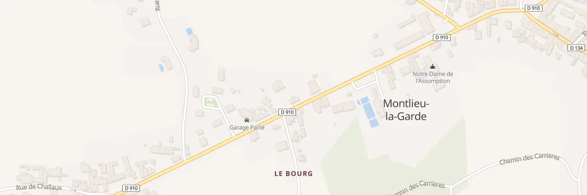 Plan du 54 Av de la République à Montlieu-la-Garde