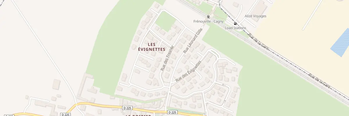Plan du 8 Rue des Fresnes à Frénouville