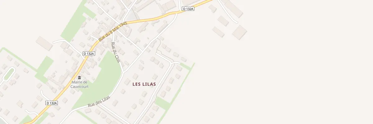 Plan du 35 Rue de la Voie Romaine à Cauvicourt