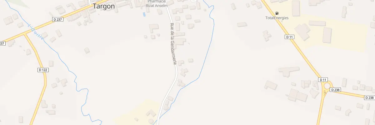 Plan du 26 Rue de la Gendarmerie à Targon