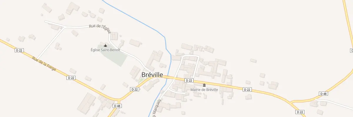 Plan du 21 Rue du Subiet Dite du U à Bréville