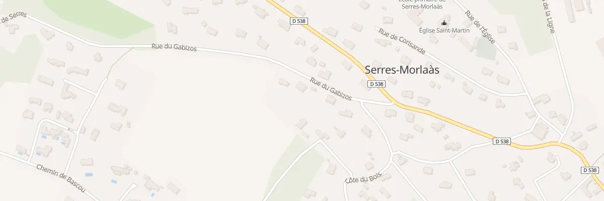Plan du 7 Rue du Gabizos à Serres-Morlaàs