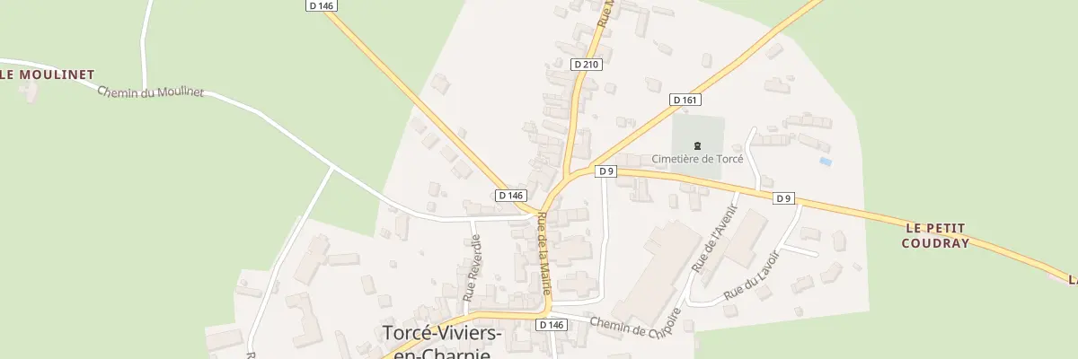 Plan du 1 Rue Martin à Torcé-Viviers-en-Charnie