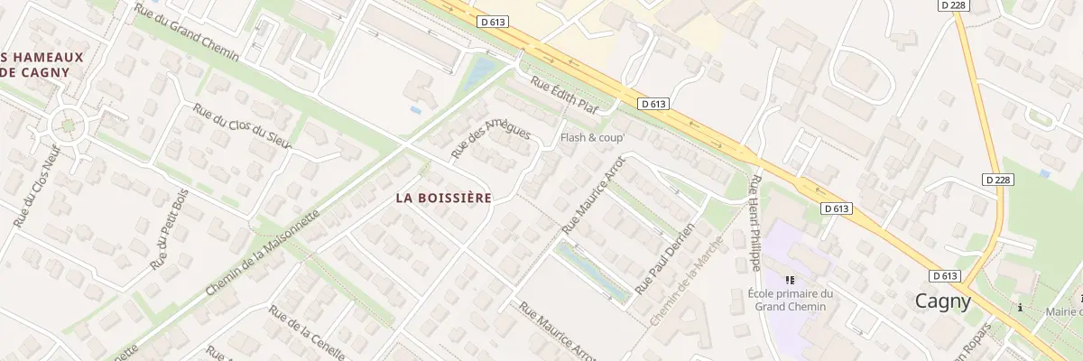 Plan du 6 Rue des Amègues à Cagny