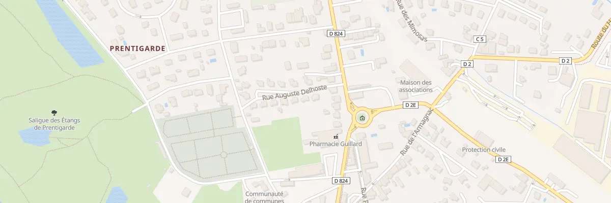 Plan du 3 Rue Auguste Delhoste à Aire-sur-l’Adour