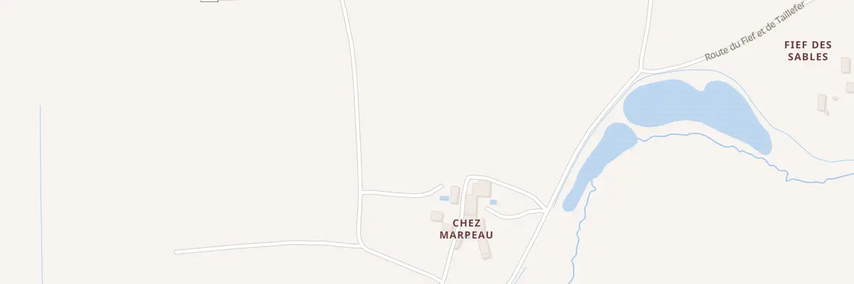 Plan du 5016 Chez Marpeau à Bran