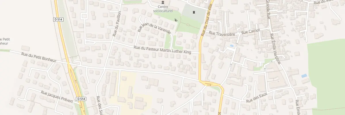 Plan du 5 Rue Pasteur Martin Luther King à Ouistreham