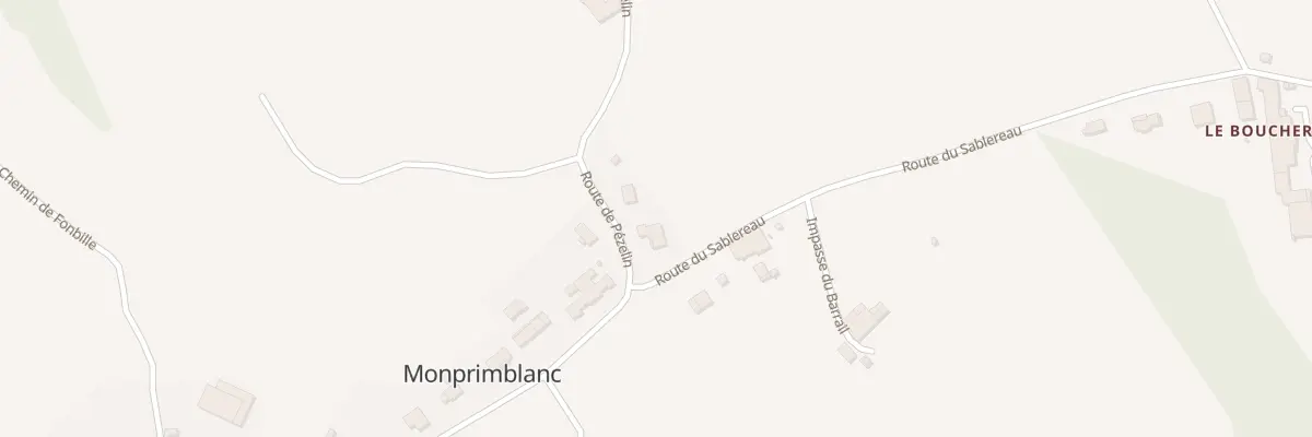 Plan du 9000 Au Moulin à Monprimblanc