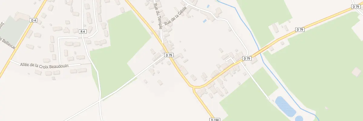 Plan du 9 All de Verdelle à Poillé-sur-Vègre