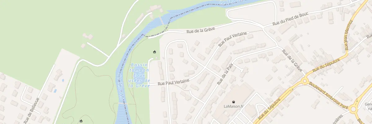 Plan du 32 Rue des Champs à Parthenay