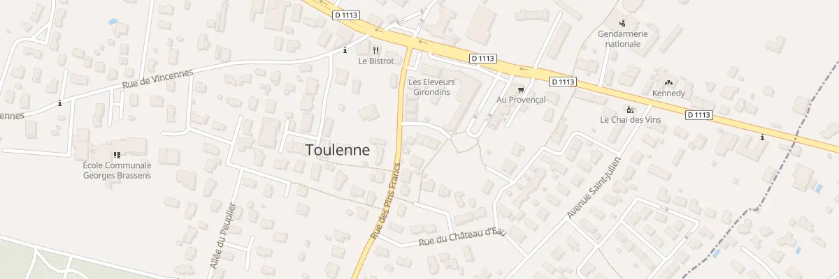 Plan du 5 All Louis Langlois à Toulenne