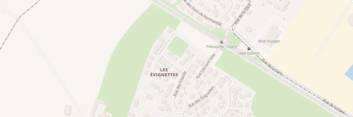 Plan du 21 Rue des Fresnes à Frénouville