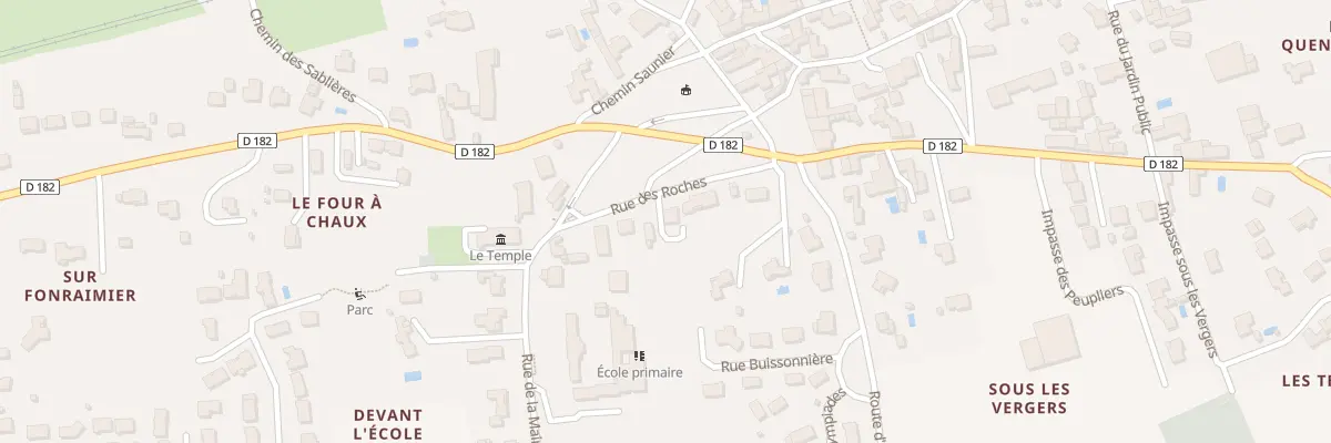 Plan du 4 Rue des Roches à Sainte-Néomaye