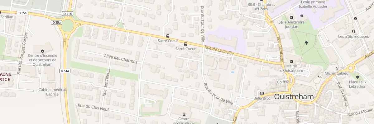 Plan du 50 Rue du Tour de Ville à Ouistreham