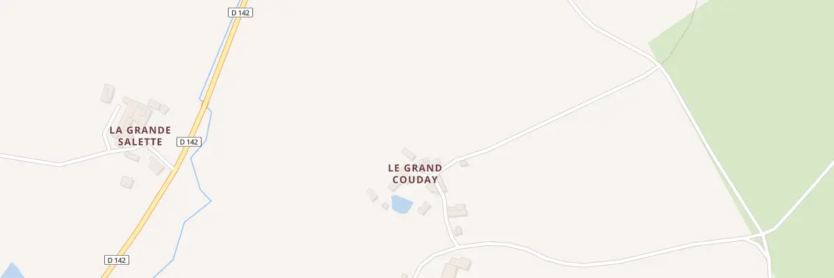 Plan du 3 Le Grand Couday à Saint-Georges-de-Noisné