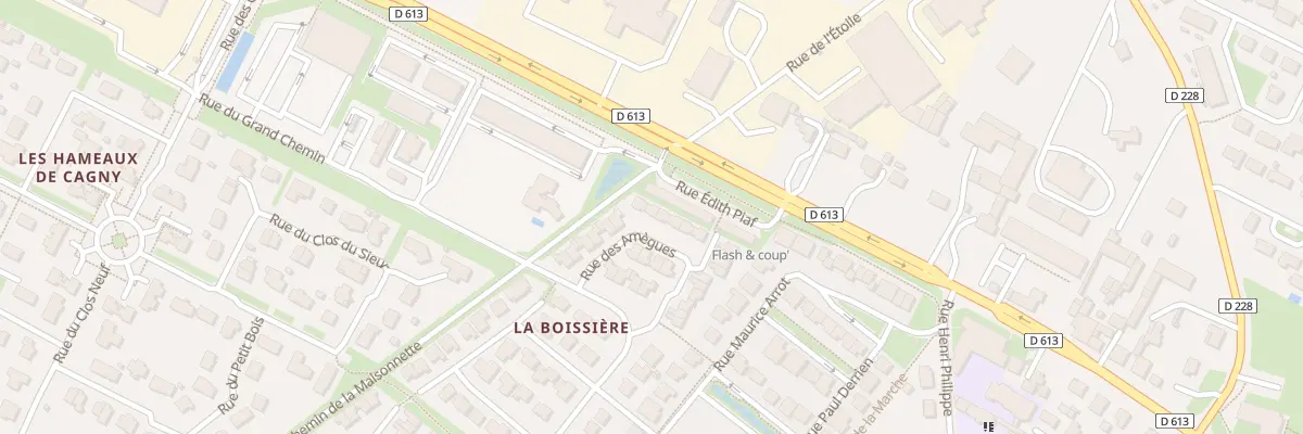 Plan du 30 Rue des Amègues à Cagny