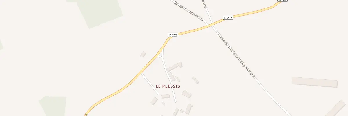 Plan du 28 Le Plessis à La Motte-Fouquet